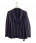 RING JACKET（リングジャケット）の古着「BALLOON  STRIPE 3B JACKET」｜ネイビー