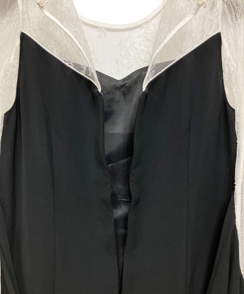 Lily Brown（リリーブラウン）Lily Brown (リリーブラウン) ラッフルカフスワンピース ブラック サイズ:O 未使用品の古着・服飾アイテム