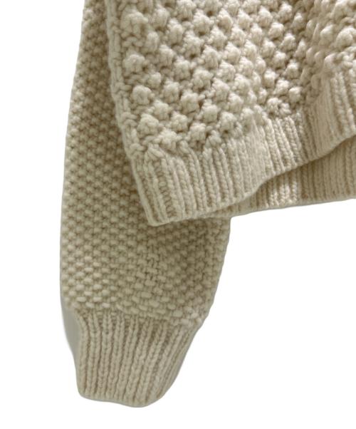 ichi（イチ）ichi (イチ) ichiAntiquités 1000393 PERU Hand Knit Patchwork Pullover ホワイト サイズ:Fの古着・服飾アイテム