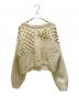 ichi（イチ）の古着「ichiAntiquités 1000393 PERU Hand Knit Patchwork Pullover」｜ホワイト
