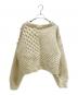ichi (イチ) ichiAntiquités 1000393 PERU Hand Knit Patchwork Pullover ホワイト サイズ:F：12000円