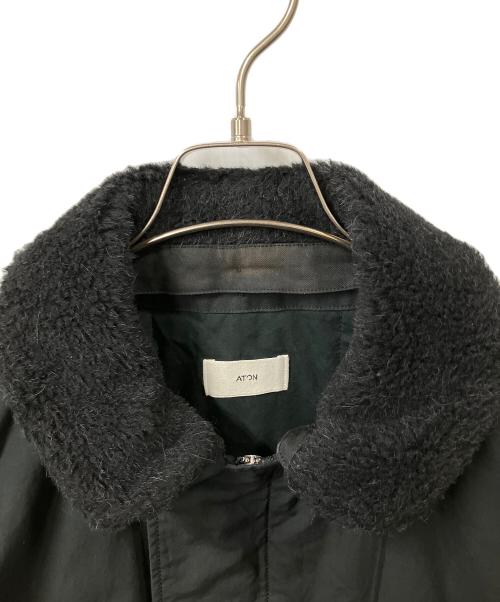 ATON（エイトン）ATON (エイトン) NIDOM WEATHER DECK JACKET ブラック サイズ:２の古着・服飾アイテム