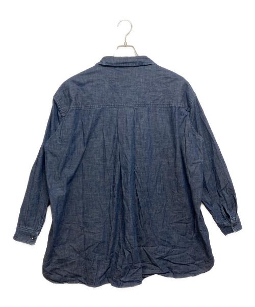 journal standard luxe（ジャーナルスタンダード ラックス）JOURNAL STANDARD LUXE (ジャーナルスタンダード ラックス) シャンブレー レギュラーカラーBigシャツ インディゴ サイズ:表記無しの古着・服飾アイテム