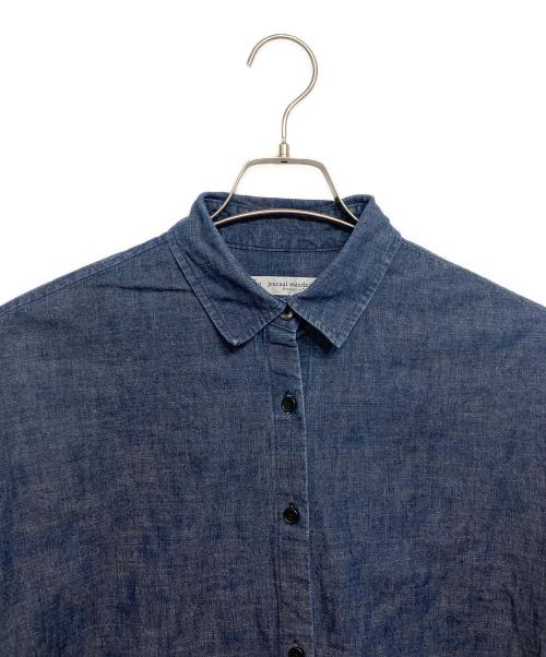 journal standard luxe（ジャーナルスタンダード ラックス）JOURNAL STANDARD LUXE (ジャーナルスタンダード ラックス) シャンブレー レギュラーカラーBigシャツ インディゴ サイズ:表記無しの古着・服飾アイテム