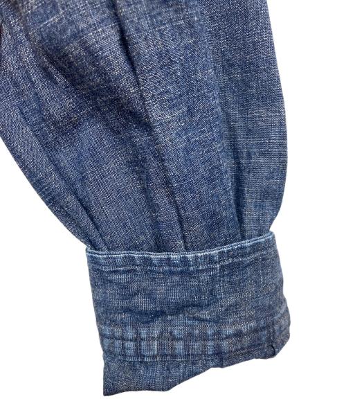 journal standard luxe（ジャーナルスタンダード ラックス）JOURNAL STANDARD LUXE (ジャーナルスタンダード ラックス) シャンブレー レギュラーカラーBigシャツ インディゴ サイズ:表記無しの古着・服飾アイテム