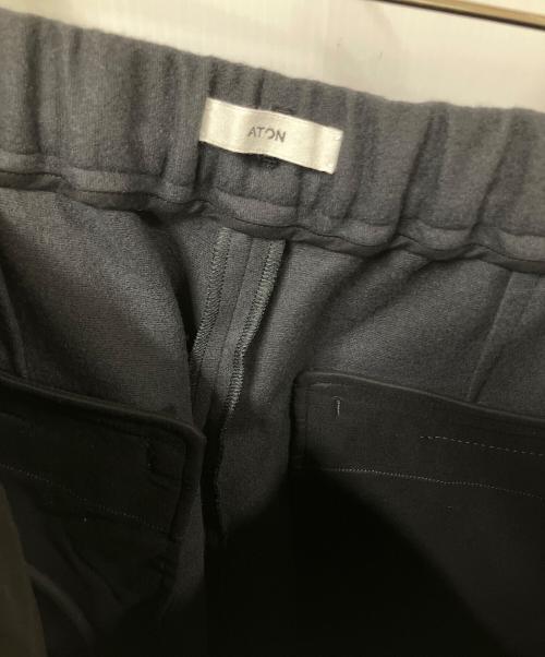 ATON（エイトン）ATON (エイトン) SUPER 160S DOUBLE SAXONY WIDE EASY グレー サイズ:4の古着・服飾アイテム