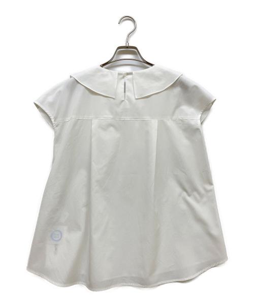 BOURGE（ブルージュ）BOURGE (ブルージュ) ラッフルブラウス ホワイト サイズ:SIZE 11の古着・服飾アイテム