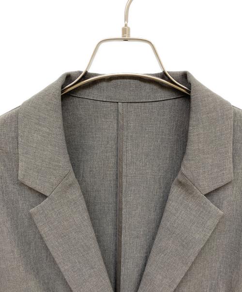 Leilian（レリアン）Leilian (レリアン) 五分袖ジャケット グレー サイズ:9の古着・服飾アイテム