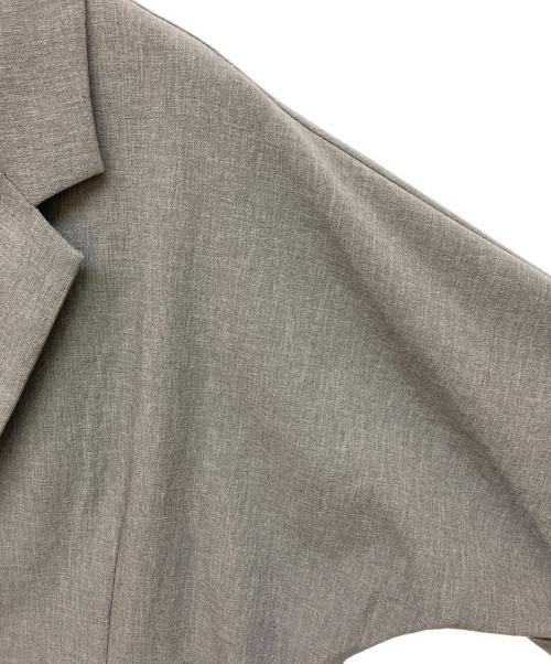 Leilian（レリアン）Leilian (レリアン) 五分袖ジャケット グレー サイズ:9の古着・服飾アイテム