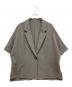 Leilian（レリアン）の古着「五分袖ジャケット」｜グレー