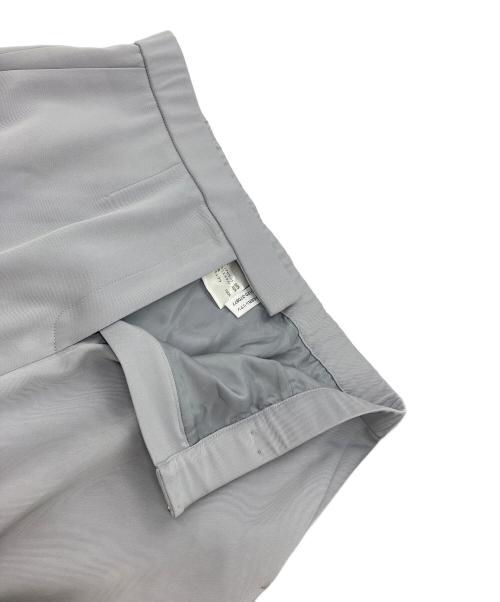 BOURGE（ブルージュ）BOURGE (ブルージュ) ノーカラーVネックジャケット&ワイドパンツ ライトグレー サイズ:11の古着・服飾アイテム