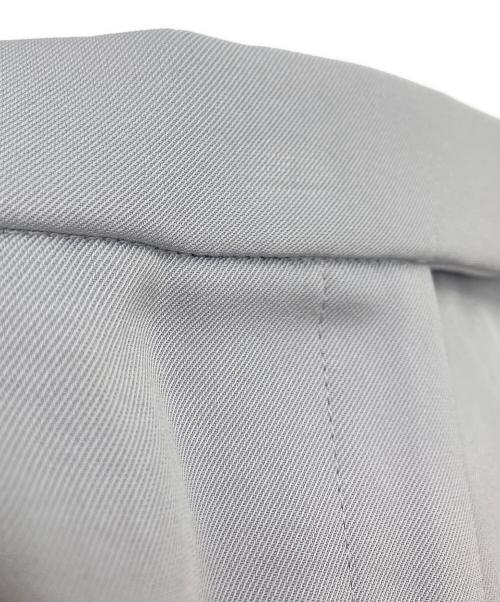 BOURGE（ブルージュ）BOURGE (ブルージュ) ノーカラーVネックジャケット&ワイドパンツ ライトグレー サイズ:11の古着・服飾アイテム