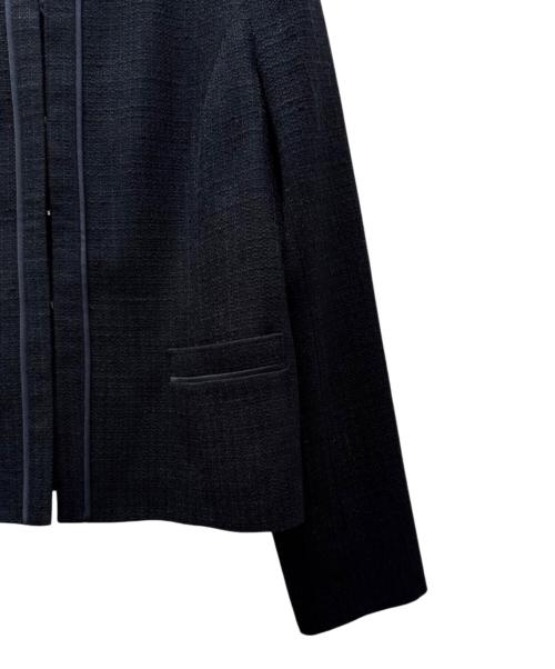 Leilian（レリアン）Leilian (レリアン) ツイードスーツスカートセットアップ ブラック サイズ:13の古着・服飾アイテム