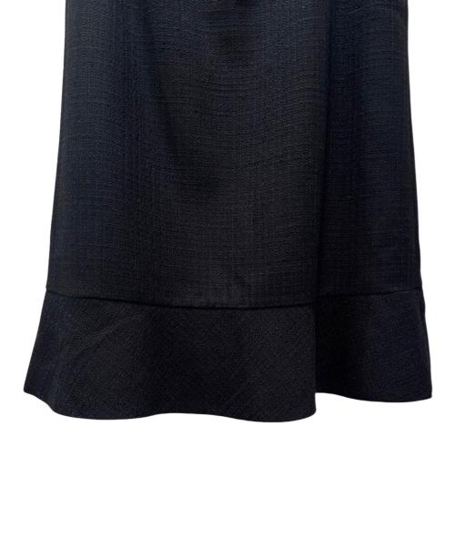 Leilian（レリアン）Leilian (レリアン) ツイードスーツスカートセットアップ ブラック サイズ:13の古着・服飾アイテム