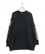 DEUXIEME CLASSEドゥーズィエム クラス）の古着「LOVE A PEACE スウェット」｜ブラック