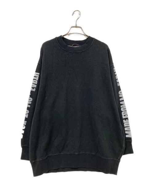 DEUXIEME CLASSE（ドゥーズィエム クラス）DEUXIEME CLASSE (ドゥーズィエム クラス) LOVE A PEACE スウェット ブラック サイズ:下記参照の古着・服飾アイテム
