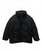 marimekkoマリメッコ）の古着「Tekstuuri Taifuuni/ダウンコート」｜ブラック