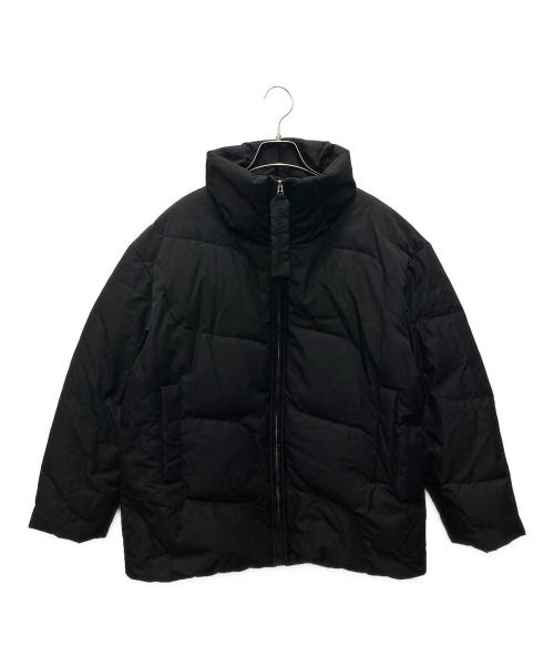 marimekko（マリメッコ）marimekko (マリメッコ) Tekstuuri Taifuuni/ダウンコート ブラック サイズ:Mの古着・服飾アイテム