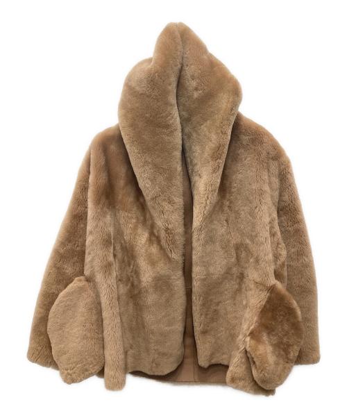 H BRAND（エイチブランド）H BRAND (エイチブランド) リバーシブルムートンコート ブラウン サイズ:6の古着・服飾アイテム