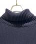 中古・古着 ebure (エブール) Low Gauge Cashmere Turtle Neck Pullover 3610800432 ネイビー サイズ:FREE：15000円