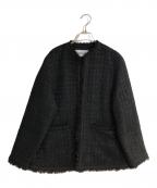 BABYLONE×YUI YANAGIHASHIバビロン×）の古着「ツイードジャケット」｜ブラック