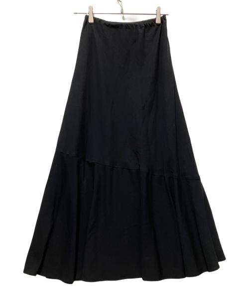 Lisiere（リジェール）Lisiere (リジェール) Bias Flare Skirt ブラック サイズ:FREEの古着・服飾アイテム