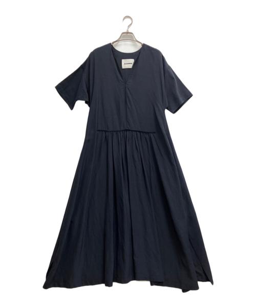 JIL SANDER（ジルサンダー）JIL SANDER (ジルサンダー) Marabela F Dress ネイビー サイズ:32の古着・服飾アイテム