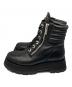 3.1 phillip lim (スリーワンフィリップリム) Kate ラグソールダブルジップブーツ ブラック サイズ:37 1/2：17000円