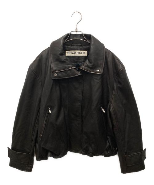 PRANK PROJECT（プランクプロジェクト）PRANK PROJECT (プランクプロジェクト) SHEEP Leather High Neck Blouson/シープ・レザー・ハイ・ネック・ブルゾン ブラウン サイズ:FREEの古着・服飾アイテム