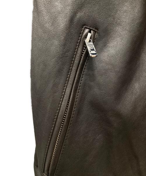 PRANK PROJECT（プランクプロジェクト）PRANK PROJECT (プランクプロジェクト) SHEEP Leather High Neck Blouson/シープ・レザー・ハイ・ネック・ブルゾン ブラウン サイズ:FREEの古着・服飾アイテム