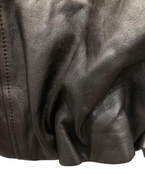 PRANK PROJECT（プランクプロジェクト）PRANK PROJECT (プランクプロジェクト) SHEEP Leather High Neck Blouson/シープ・レザー・ハイ・ネック・ブルゾン ブラウン サイズ:FREEの古着・服飾アイテム