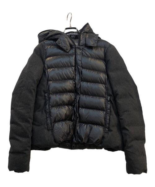 DUVETICA（デュベティカ）DUVETICA (デュベティカ) ウール切替ダウンジャケット グレー サイズ:42の古着・服飾アイテム