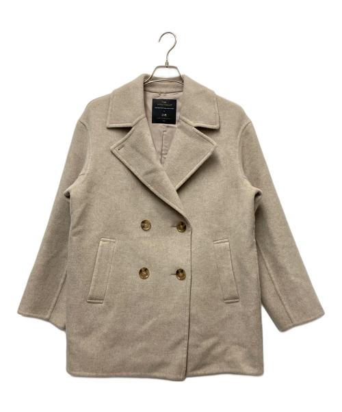 23区（ニジュウサンク）23区 (ニジュウサンク) MANTECOPureリバー Pコート ベージュ サイズ:40の古着・服飾アイテム