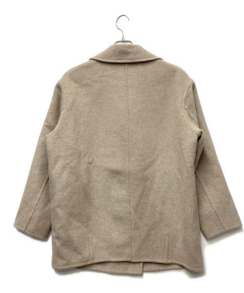 23区（ニジュウサンク）23区 (ニジュウサンク) MANTECOPureリバー Pコート ベージュ サイズ:40の古着・服飾アイテム