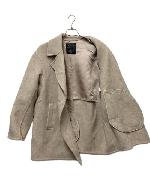 23区（ニジュウサンク）23区 (ニジュウサンク) MANTECOPureリバー Pコート ベージュ サイズ:40の古着・服飾アイテム