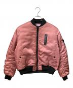 FULL-BKフルビーケー）の古着「ボンバージャケット」｜ピンク