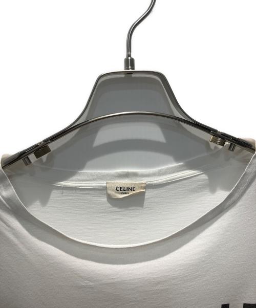 CELINE（セリーヌ）CELINE (セリーヌ) ロゴTシャツ ホワイト サイズ:Sの古着・服飾アイテム