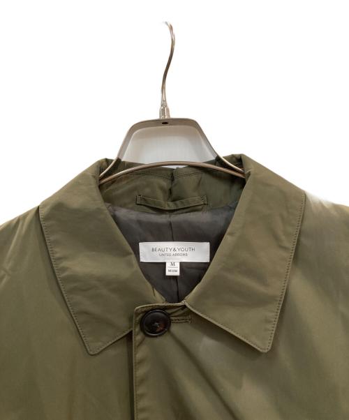 BEAUTY&YOUTH（ビューティーアンドユース）BEAUTY&YOUTH (ビューティーアンドユース) ナイロンコート グリーン サイズ:Mの古着・服飾アイテム
