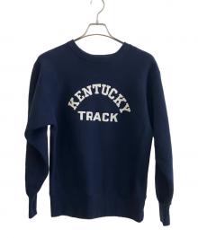 Champion REVERSE WEAVE（チャンピオン リバース ウィーブ）の古着「2nd パテントモデル クルーネック スウェット」｜ネイビー