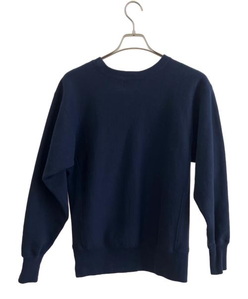 Champion REVERSE WEAVE（チャンピオン リバース ウィーブ）Champion REVERSE WEAVE (チャンピオン リバース ウィーブ) 2nd パテントモデル クルーネック スウェット ネイビー サイズ:Ｓの古着・服飾アイテム