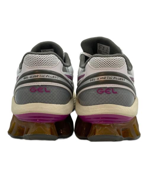 asics（アシックス）asics (アシックス) ローカットスニーカー ホワイト×パープル サイズ:24.5㎝の古着・服飾アイテム