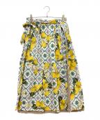 renacnattaレナクナッタ）の古着「Reversible Skirt - Kurume Kasuri Maxi」｜ブラウン