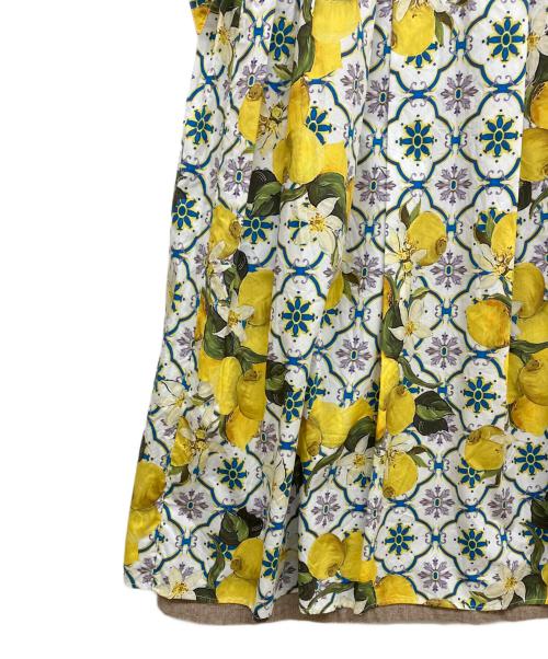 renacnatta（レナクナッタ）renacnatta (レナクナッタ) Reversible Skirt - Kurume Kasuri Maxi ブラウン サイズ:Freeの古着・服飾アイテム