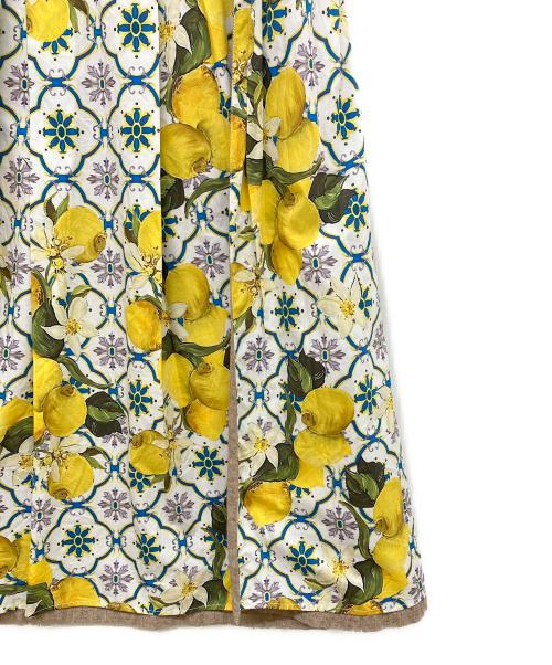renacnatta（レナクナッタ）renacnatta (レナクナッタ) Reversible Skirt - Kurume Kasuri Maxi ブラウン サイズ:Freeの古着・服飾アイテム