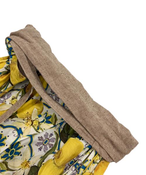 renacnatta（レナクナッタ）renacnatta (レナクナッタ) Reversible Skirt - Kurume Kasuri Maxi ブラウン サイズ:Freeの古着・服飾アイテム