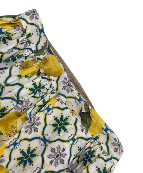 renacnatta（レナクナッタ）renacnatta (レナクナッタ) Reversible Skirt - Kurume Kasuri Maxi ブラウン サイズ:Freeの古着・服飾アイテム