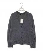 LAUTRE AMONTロートレアモン）の古着「ミックスＶネックカーディガン」｜ブラック