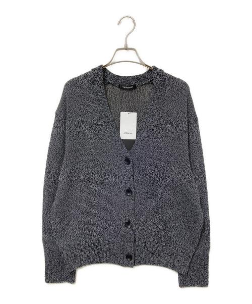 LAUTRE AMONT（ロートレアモン）LAUTRE AMONT (ロートレアモン) ミックスＶネックカーディガン ブラック サイズ:38 未使用品の古着・服飾アイテム