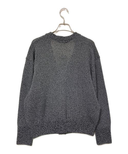 LAUTRE AMONT（ロートレアモン）LAUTRE AMONT (ロートレアモン) ミックスＶネックカーディガン ブラック サイズ:38 未使用品の古着・服飾アイテム