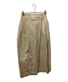 R'IAM-Plage（リアムプラージュ）の古着「R’IAM タックドスカート」｜ベージュ